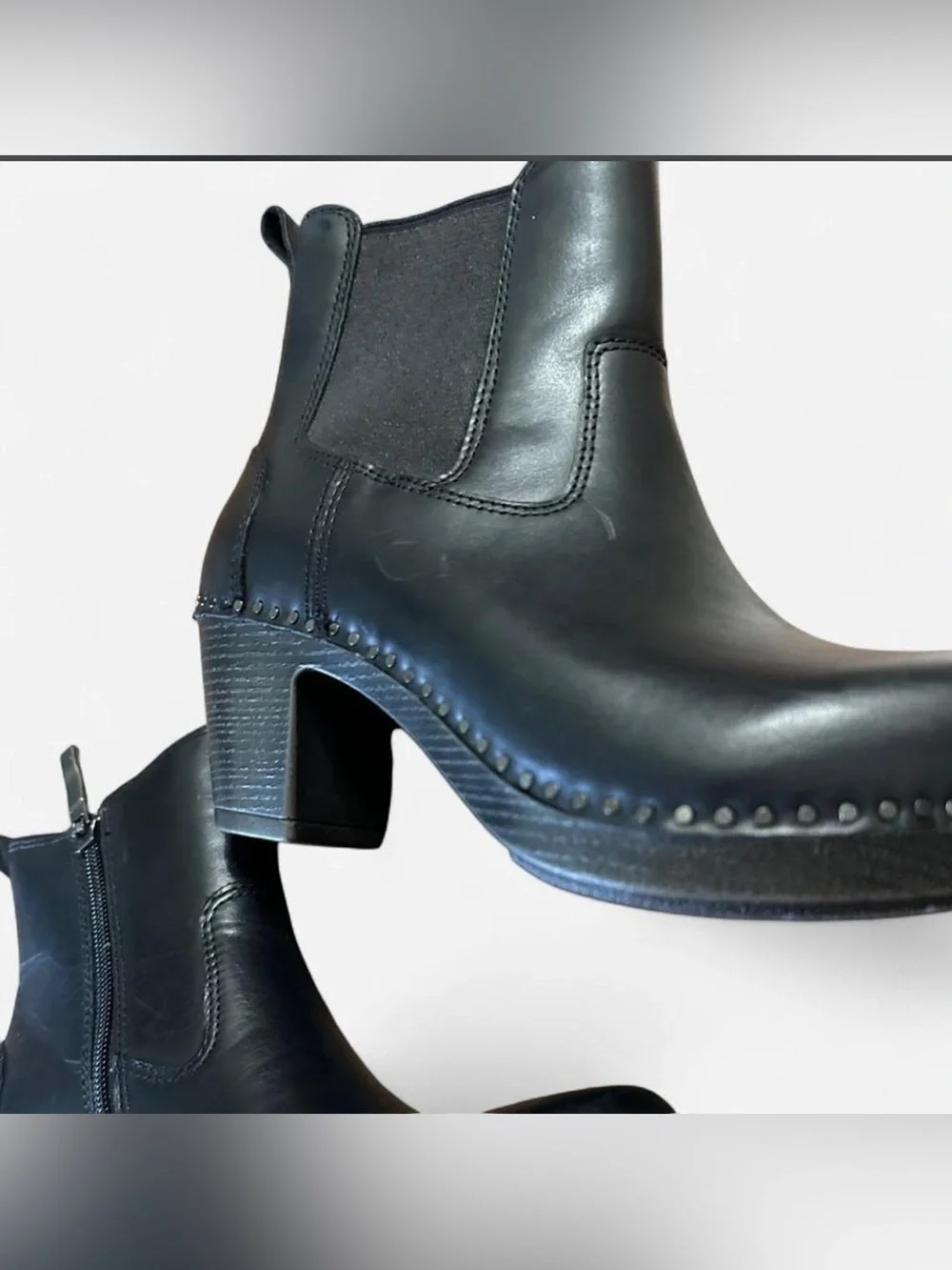Dansko Shayna Black Burnished Calf Boots - Picture 6 of 8